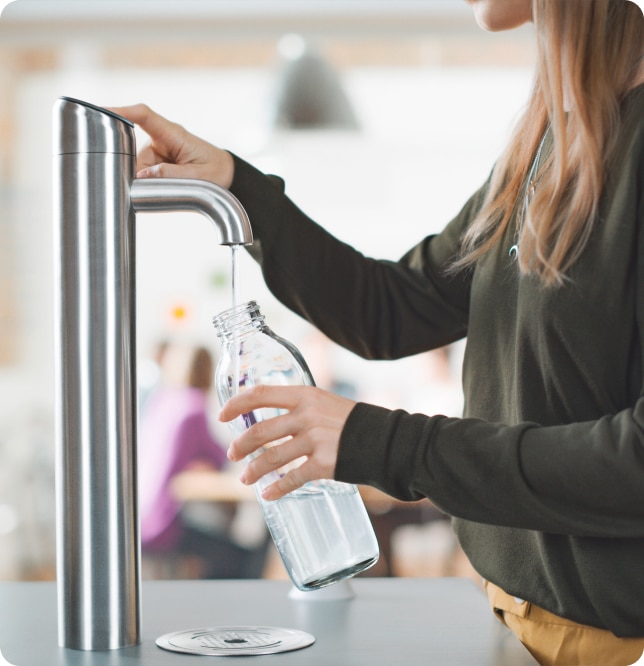 Extra I-Tap water dispenser with still and sparkling water