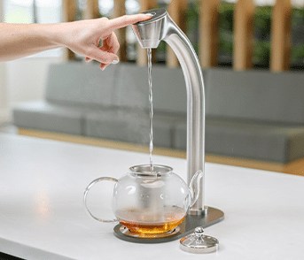 Extra C-Tap water dispenser with hot water on demand